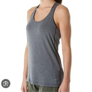 Athleta Charcoal Racerback Tank Top